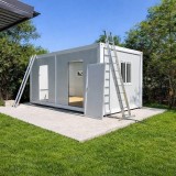 Container 12-18mp tip birou, pentru locuit, șantier, sanitar monobloc 6x3x3m sau 4x3x3m, cu 2 ferestre și o ușă - DenisNetwork&trade;