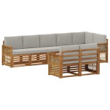 vidaXL Seturi de canapele Lemn Solid de Acacia 3384507
