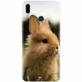 Husa silicon pentru Huawei Y9 2019, Cute Rabbit In Grass
