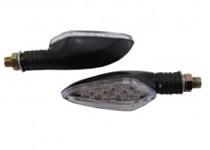 Set Semnalizatoare moto cu led 12v M01 foto