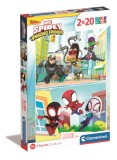 Puzzle Clementoni Spidey si prietenii sai fantastici, 2 x 20 piese