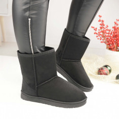 Cizme Tip Ugg De Dama 2342 Negre