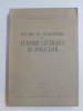 STUDII SI CERCETARI DE ISTORIE LITERARA SI FOLCLOR , ANUL IV , 1955