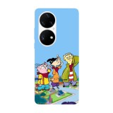 Husa compatibila cu Huawei P40 Pro model Ed Edd n Eddy The cul de sac, Silicon, TPU, Viceversa, Transparent, Carcasa
