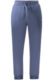 U.S. Grand POLO Pantaloni barbati de trening de vara cu logo brodat, bleumarin