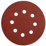 Yato YT-83455 - Set foi abrazive rotunde 125 mm granulatie 120 8 gauri 5 bucati