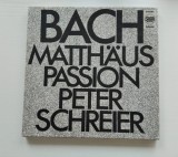 Bach &ndash; Matth&auml;us-Passion BWV 244, Peter Schreier set 3 discuri vinil (box set)