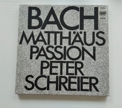 Bach &amp;ndash; Matth&amp;auml;us-Passion BWV 244, Peter Schreier set 3 discuri vinil (box set) foto