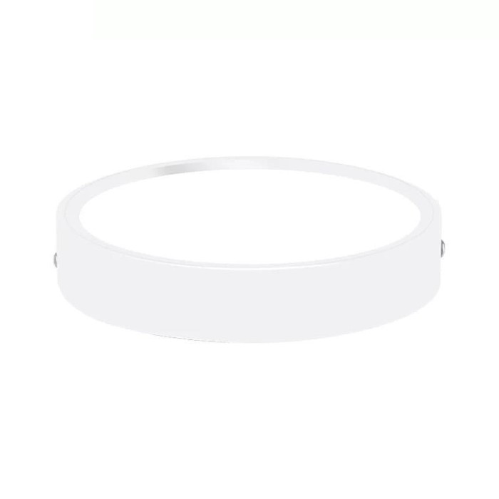 Aplica LED Techstar&reg; Slim P, Putere 15W, Culoare Lumina 6500K, Diametru 12cm, Grosime 3cm, CRI 80+, Corp Aluminiu, Alb