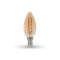 Bec LED E14 4W cu filament 2200K alb cald V-TAC