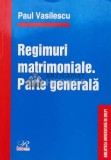 Regimuri matrimoniale. Parte generală - 2003 - Paul Vasilescu (Q26)