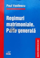Regimuri matrimoniale. Parte generală - 2003 - Paul Vasilescu (Q26)