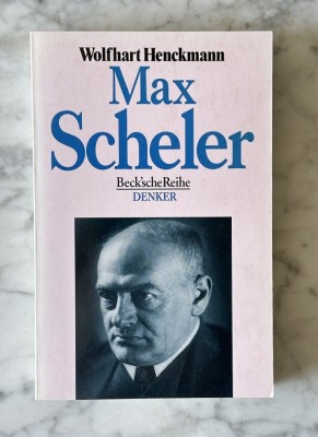 Max Scheler / Wolfhart Henckmann 300p foto