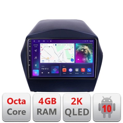 Navigatie Hyundai IX35 C-361 Android Octa Core Ecran 2K QLED GPS 4G 4+32GB 360 KIT-361+EDT-E409-2K CarStore Technology foto