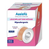 Cumpara ieftin Leucoplast din matase, 5m*5cm, Assista