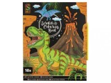 Set creativ de colorat si razuit, dinozaur, Grafix