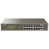 Cumpara ieftin Switch 16 porturi Gigabit PoE - Tenda TND-TEG1116P-16-150W
