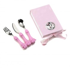 Set tacamuri argintate Minnie Mouse 11X17X3.5 Cm COD: 2585 foto