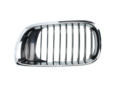 Grila radiator Bmw Seria 3 (E46), Sedan/Combi,10.2001-06.2005, stanga, crom/negru, 51137030545, 200905-5 foto