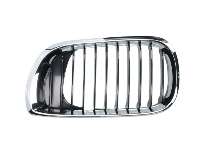 Grila radiator Bmw Seria 3 (E46), Sedan/Combi,10.2001-06.2005, stanga, crom/negru, 51137030545, 200905-5