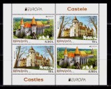 Cumpara ieftin RO 2017 LP 2142a &quot;Europa-Castele&quot; , colita 696 tip I, MNH, Organizatii internationale, Nestampilat