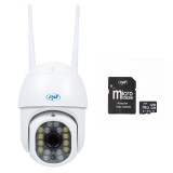 Camera de supraveghere WiFi PTZ PNI IP440 4MP cu card MicroSD 128GB