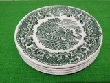 Set de 4 FARFURII de colectie din portelan englezesc SEAFORTH WOODS BURSLEM England , anii 1930