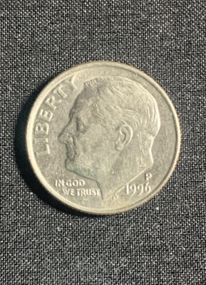 Moneda One Dime 1996 USA foto