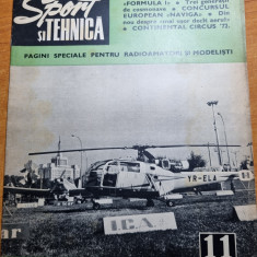 sport si tehnica noiembrie 1972-lansare dacia 1300 break,formula 1,motociclism