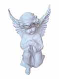 Cumpara ieftin Statueta decorativa, Inger, Alb, 30 cm, DVAN0705-8P