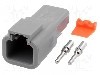 Conector auto, ATP, 2 pini, AMPHENOL - ATP04-2P-KIT01