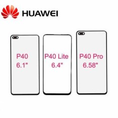Geam sticla cu OCA Huawei P40 Negru Service Pack