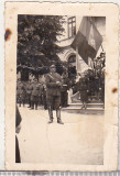 Bnk foto Ceremonie - militari - Straja Tarii, Romania 1900 - 1950, Sepia, Militar