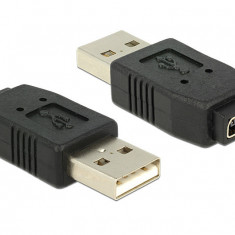 ADAPTOR USB 2.0 A TATA > MINI USB B 5-PINI MAMA 65094 DELOCK