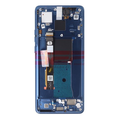 LCD+Touchscreen cu Rama MOTOROLA Edge 40 BLUE Original Service Pack foto