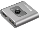 Switch HDMI v2.0 2 intrari 4K 60Hz bidirectional Sandberg 509-22