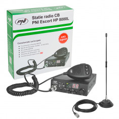 Kit Statie radio CB PNI ESCORT HP 8000L ASQ + Antena CB PNI Extra 40 cu magnet foto