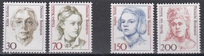 Germania 1991 - Femei celebre, 2 Serii, MNH foto