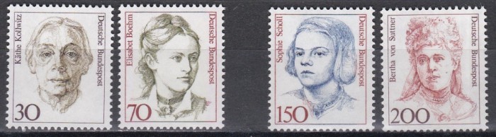 Germania 1991 - Femei celebre, 2 Serii, MNH