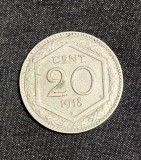 Moneda 20 centesimi 1918 Italia