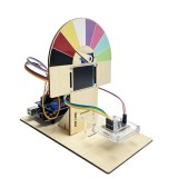 Kit recunoastere culori, senzor TCS3200, display TFT, servo SG90, proiect DIY educativ