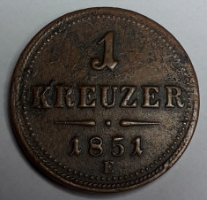 1 kreuzer 1851 E foto