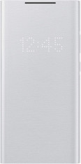 Husa de protectie Samsung pentru Galaxy Note 20 ULTRA, LED View, White Silver foto