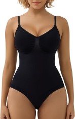 Body modelator pentru femei SHAPERX, control al abdomenului, negru, L XL - OUTLET