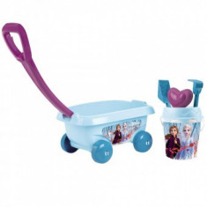 Set jucarii nisip Smoby Carucior Frozen 2 cu accesorii foto