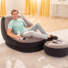 Intex Scaun gonflabil cu taburet Ultra Lounge Relax, 68564NP foto