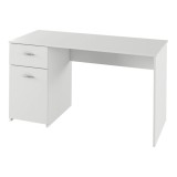 Cumpara ieftin Birou PC din mdf alb Bany 140x60x76 cm