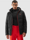 Geacă de schi din puf cu umplutură sintetică pentru bărbați - neagră, 4F Sportswear