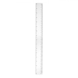Riglă Plastic Little President, Transparent, 40cm
