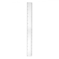 Riglă Plastic Little President, Transparent, 40cm